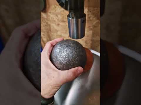 Pressing dimples on a B2 Celtic | Handpan Maker | Learning to build my own handpans