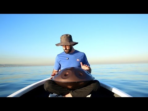Off the Coast Of Beirut with My Handpan 🎶🤍💫🧿🕯️
