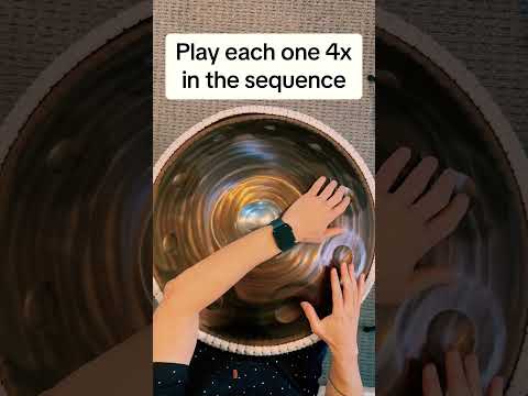 LEARN HOW TO PLAY A SIMPLE SONG ON YOUR HANDPAN USING ARPEGGIOS #handpanmusic