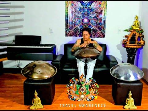 Travel Awareness ~ Kundalini Cosmic  |  A2 "La Sera" 16 notes  |  Handpan México