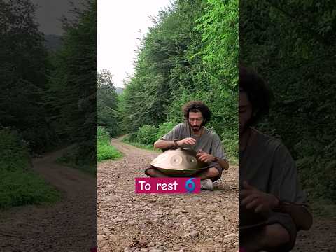 lets take a breath | Handpan relaxation 🍃🌀 #shorts