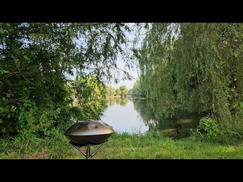 Meditation Handpan Sound journey in forest.