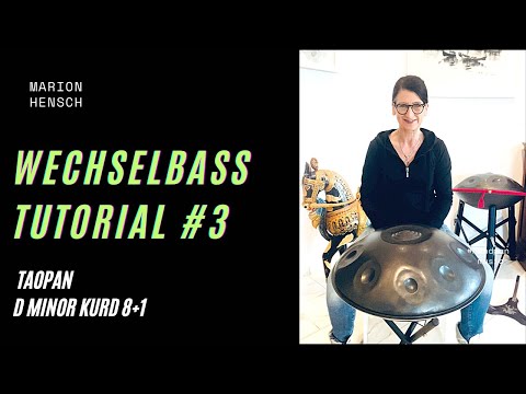 Handpan Tutorial #3|Wechselbass Groove | Anfänger- Fortgeschrittene| D Minor Kurd 8+1