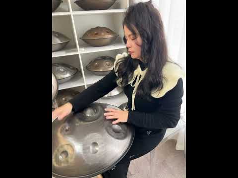 Handpan Princess Practicing Handpan