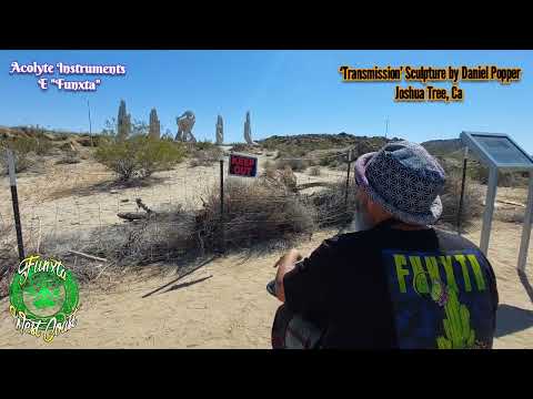 Acolyte Handpan at ‘Transmission’ Sculpture by Daniel Popper in Joshua Tree, Ca