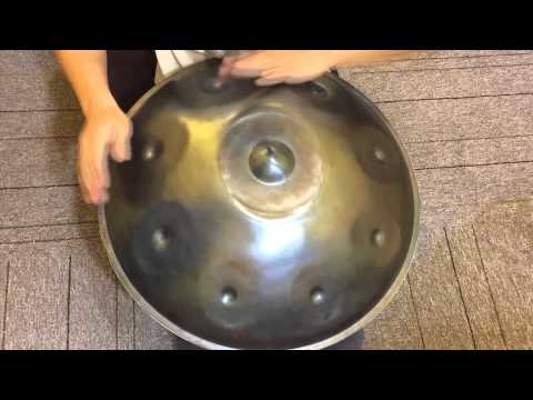 Xuansound Handpan Shang zhiGU side+G4 432HZ F3 bB C #D F #G bB C #D+G4--2015
