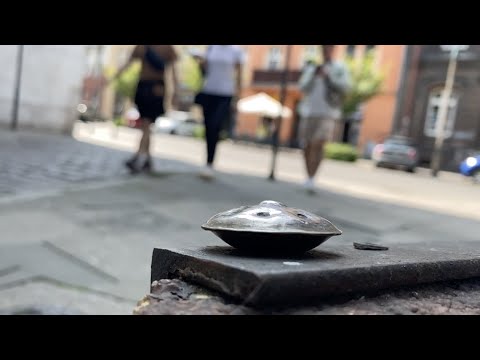 Handpan adventure in the city - Relaxing Handpan(Hang) music for Meditation and Yoga