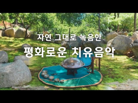 자연 그대로 녹음, 연주한 숲속 치유 음악 1시간 | 주미란 핸드팬 |