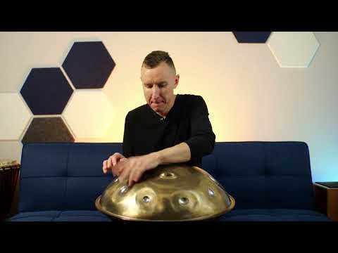 Handpan Demo - Arcana Musical Instruments (D Major Double Ding)
