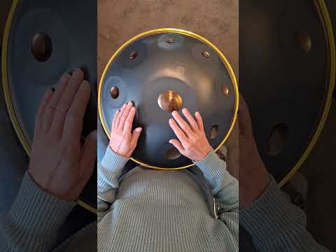Easy-to-learn Handpan Compositions: 10 Beats (Kurd Scale) #shorts