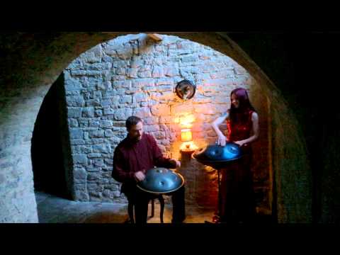 Triplots dizzi dulcimer The Crees panart hang and halo handpan