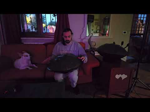 Playing HANDPAN in the Night - the Most Magical Experience