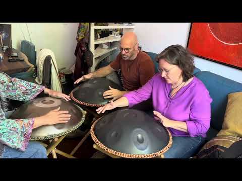 Workshop handpan voor Peter en Danielle😍