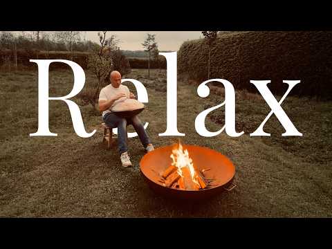 Handpan Music by the Campfire 🔥 Deep Relaxation, Calm & Peaceful Vibes