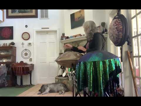 That Handpan Lady’s Pre-Road Trip Sunday Morning Meditation ….  🙏🏼…🛸🎶🦋