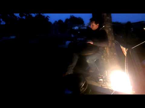 Handpan La nuit des étoiles, Villechenève 22/05/2015 - Jean-Matthieu Bourgeot (Aciel Mellifluence)