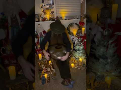 O Holy Night on handpan 🌛 #handpan #Christmas #OHolyNight #Christmasmusic #handpandan