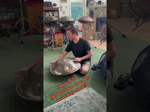 And here’s my friend Kyle playing an F2 Pygmy created by ​Tiflis Handpan. 🤗🛸🎶🦋