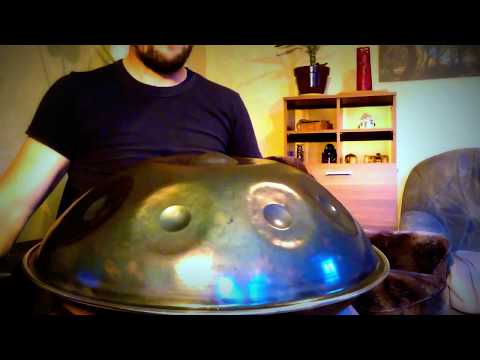Q-Handpan Kurd Scale (F) C Db Eb F G Ab Bb C (July 2017.)