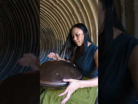 playing in a tunnel - handpan music