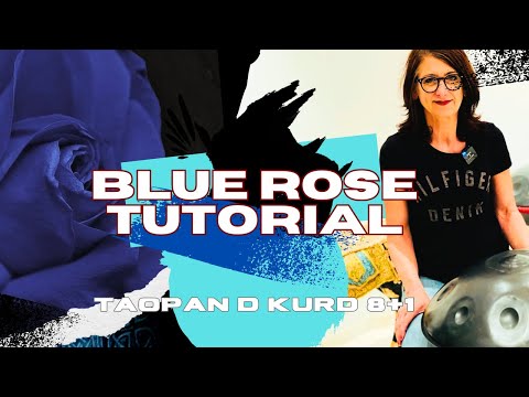 Handpan Arpeggio Tutorial „BlueRose“ | D Moll Kurd 8 #handpanworkshop