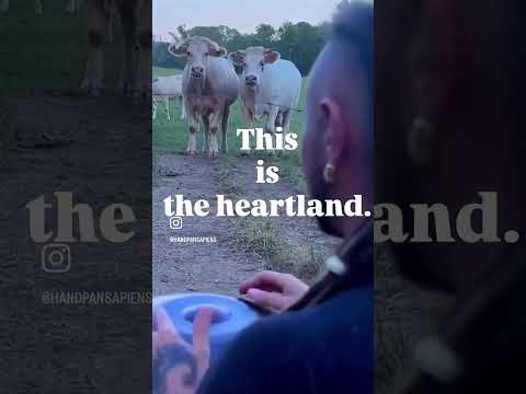 This is the heartland. Heart. Land. Let’s Go. HeartlandHangout.com #handpan #gathering