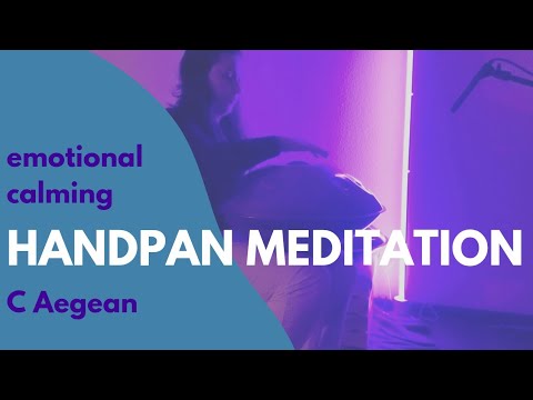 Emotional relaxing Handpan music: C Aegean raw sound