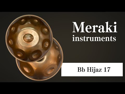 【ハンドパン販売 / レンタル】Meraki instruments /Bb Hijaz 17 試奏1  [管理番号130]