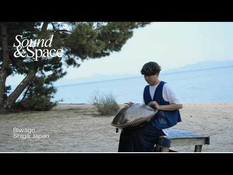4 Minutes Handpan music | Live at Biwako , Japan 🇯🇵 | Mosthandpan