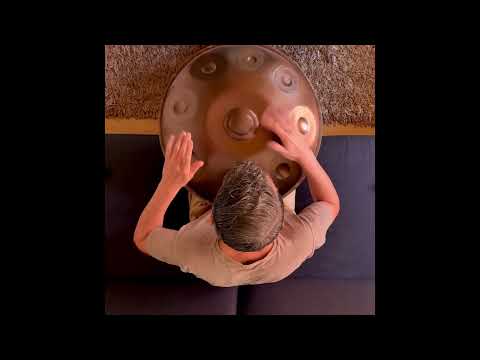 Manik Handpan F#2 Nordlys 15 Ember Steel