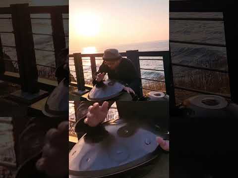 「癒音Ⅴ 霞 -YUON-」恋人岬の夕凪2 Hiroyukeeeeee handpan #meditationmusic #癒音yuon