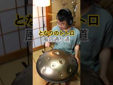 となりのトトロ「風の通り道」久石譲さん作曲 ハンドパンカバー #ハンドパン #handpan #ジブリ #となりのトトロ