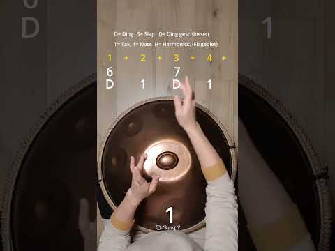 Handpan Tutorial, ( Kate Stone-Urban, Theme 1), Slow, Learning with Kristina Savkova