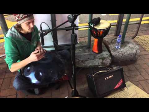 Valeriy Frolov - Handpan Overtone (Hong Kong Street Music)