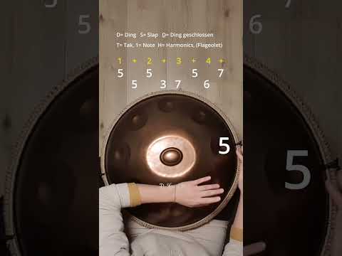 Kristina SAvkova - Glandulifera, Part 1, Handpan Tutorial, Slow, Learning with Kristina Savkova