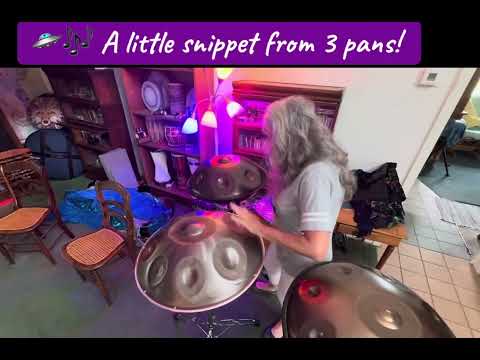 🛸🎶A2 Avebury by @giosinstruments317, C Aegean by @spirithandpans & @ Em Celtic by @tactahandpans 💕🤗🦋