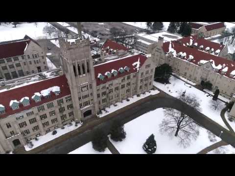 Handpan Music Underbed for Drone Video over Mt. Mary College in Wisconsin