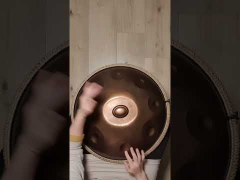 Kristina Savkova - Glandulifera, Handpan Tutorial, Fast, Learning with Kristina Savkova