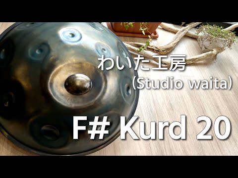 【ハンドパン販売】わいた工房(studio waita) / F# Kurd 20 試奏2