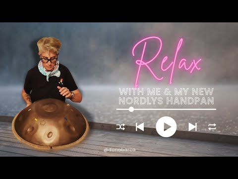 First Touch with my Nordlys Handpans,  "gentle steps to the Northern Lights"