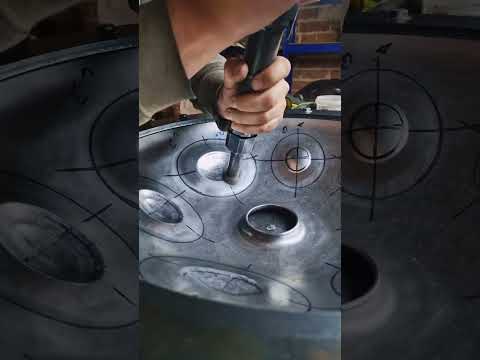Shaping a handpan | Handpan Maker | Learning to build my own handpans