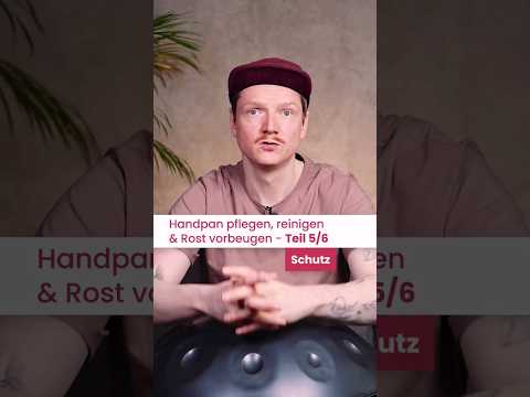 Handpan-Pflege #5/6: Schützen mit Öl #shorts