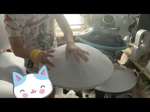 Playing handpan with Dust Cover on!