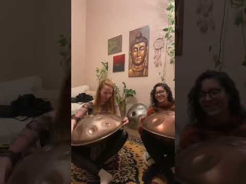 Have you ever tried to sing to your handpan? 😁 #handpan #hangdrum #handpans #handpanplayer