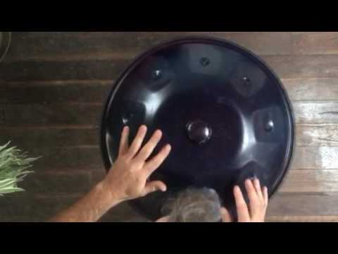 Handpan lesson, Pi Sonicpan waterfall in 5