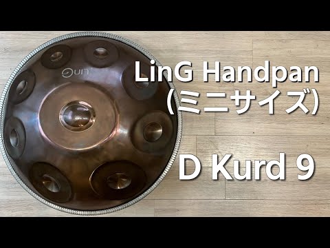 【ハンドパン販売 / レンタル】LinG Handpan / D Kurd 9 (ミニサイズ) 試奏 1