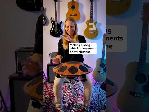 3 Instruments, one digital Handpan😀@neotone.digitalhandpan how do you like it? #handpan #neotone