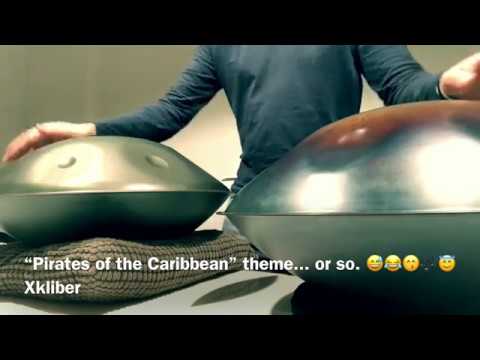 🎶 “PIRATES OF THE CARIBBEAN” (2 Handpans) theme... or so 😅😂😇 + surprise