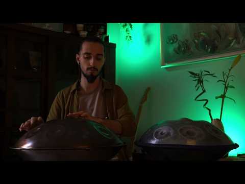 Handpan Patterns Explained — 48 Min Playing and Teaching, Real Instrument