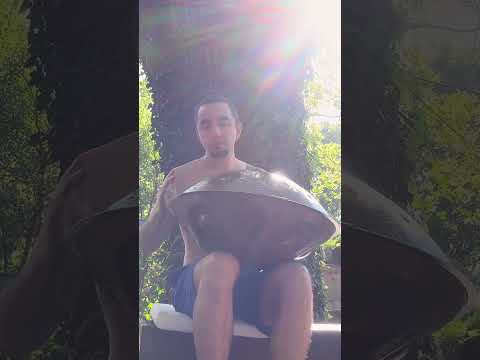 🎃 Halloween can be a bright day too! (full vid linked) #handpanmeditation #percussion #handpanmusic
